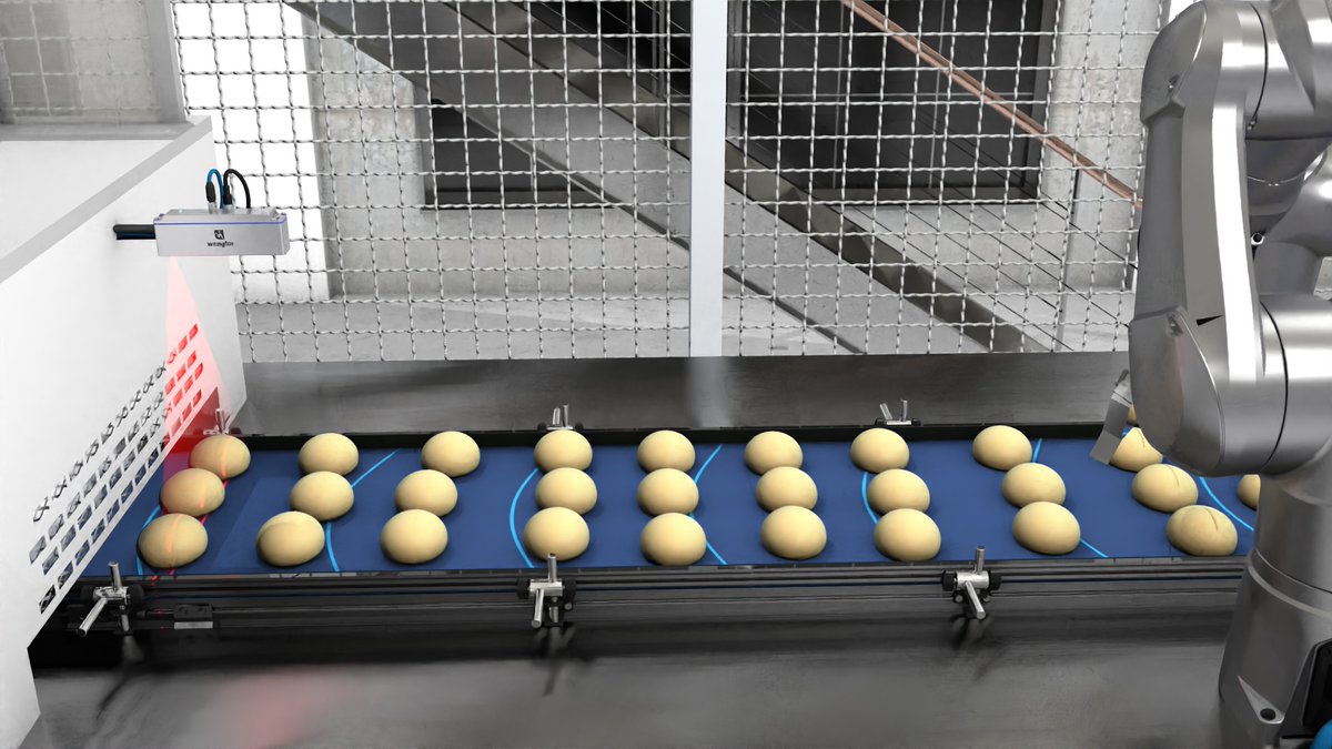 wenglorDE's tweet image. 💡How do 🍞bread rolls get their characteristic appearance? In automated #bakeries, the cutting process is done by robots. The exact position and height of the rolls is therefore measured by a 2D/3D #ProfileSensor in #stainlesssteel (#IP69K). Read more!
👉 wenglor.com/a/299