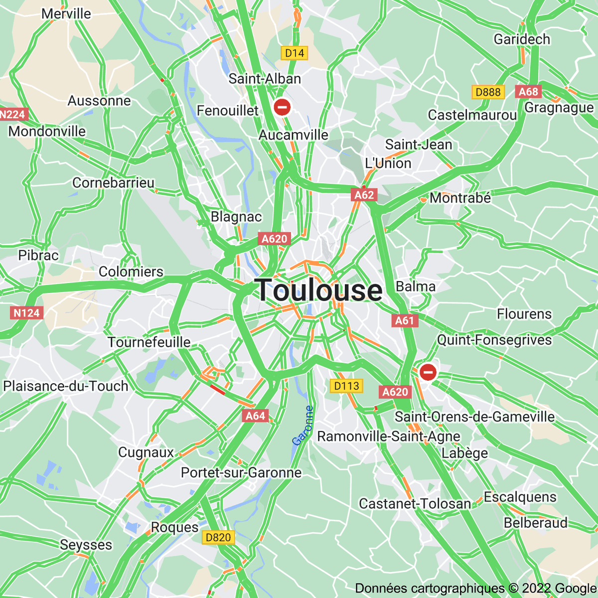 [FLASH 09:00] Trafic à Toulouse toulousetrafic.com #Toulouse #ToulousePeriph #InfoTrafic