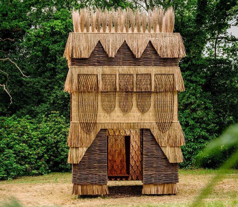 RIBAJ's tweet photo. Top banana: the False Banana Pavilion by @fleafolly architects is one of a series of installations at @wakehurst_kew botanic garden this summer #ribajreview https://t.co/HKACpDF4QU https://t.co/AxlxNwrdbQ
