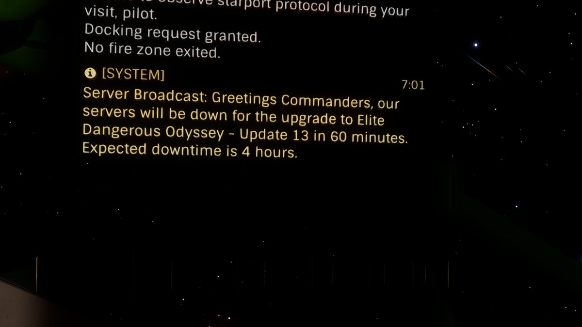 CMDRKronenBrg's tweet photo. Incoming! #EliteDangerousOdyssey #Update13 https://t.co/Sll8FAjERX