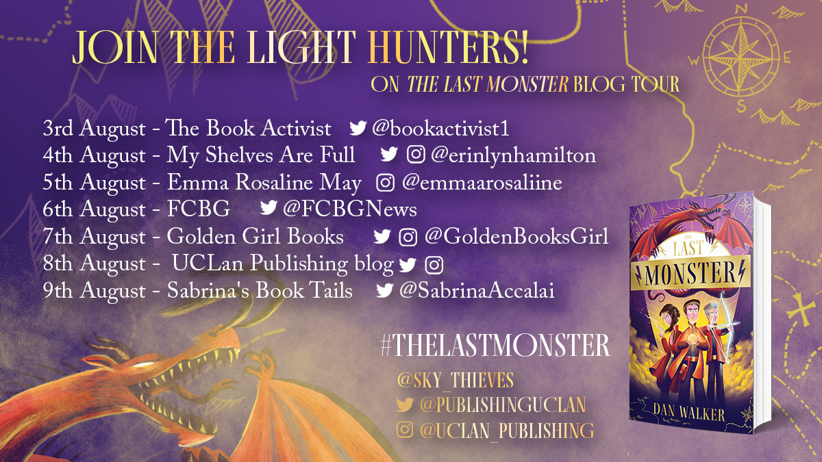 Sabrina 📚 🍸🚀 (@sabrinaaccalai) on Twitter photo Finally, its my stop on the tour for The Last Monster by Dan Walker. Find out from <a href="/sky_thieves/">Dan Walker</a> himself, all about his favourite adventure books! And make sure you don't miss all the other amazing stops on the tour.
#Booktails #TheLastMonster
sabrinasbooktails.blogspot.com/2022/08/the-la… Finally, its my stop on the tour for The Last Monster by Dan Walker. Find out from <a href="/sky_thieves/">Dan Walker</a> himself, all about his favourite adventure books! And make sure you don't miss all the other amazing stops on the tour.
#Booktails #TheLastMonster
sabrinasbooktails.blogspot.com/2022/08/the-la…