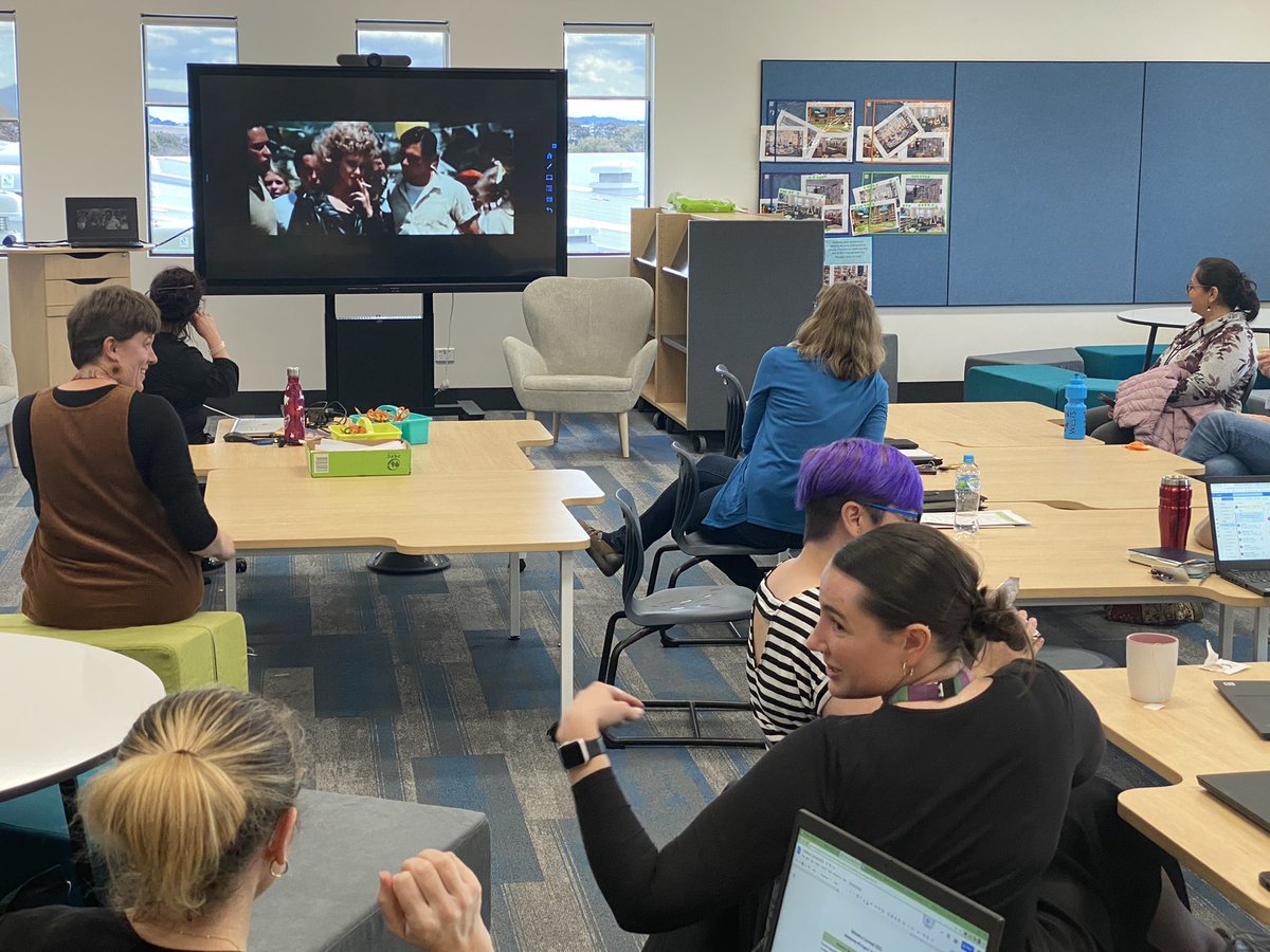 A superb Acknowledgement Of Country and then an #OliviaNewtonJohn tribute to kick off the Throsby School staff meeting. Love visiting our amazing partners.
<a href="/zuff71/">Annamaria</a> <a href="/Mr_Teachologist/">Mitch Bartholomew</a>