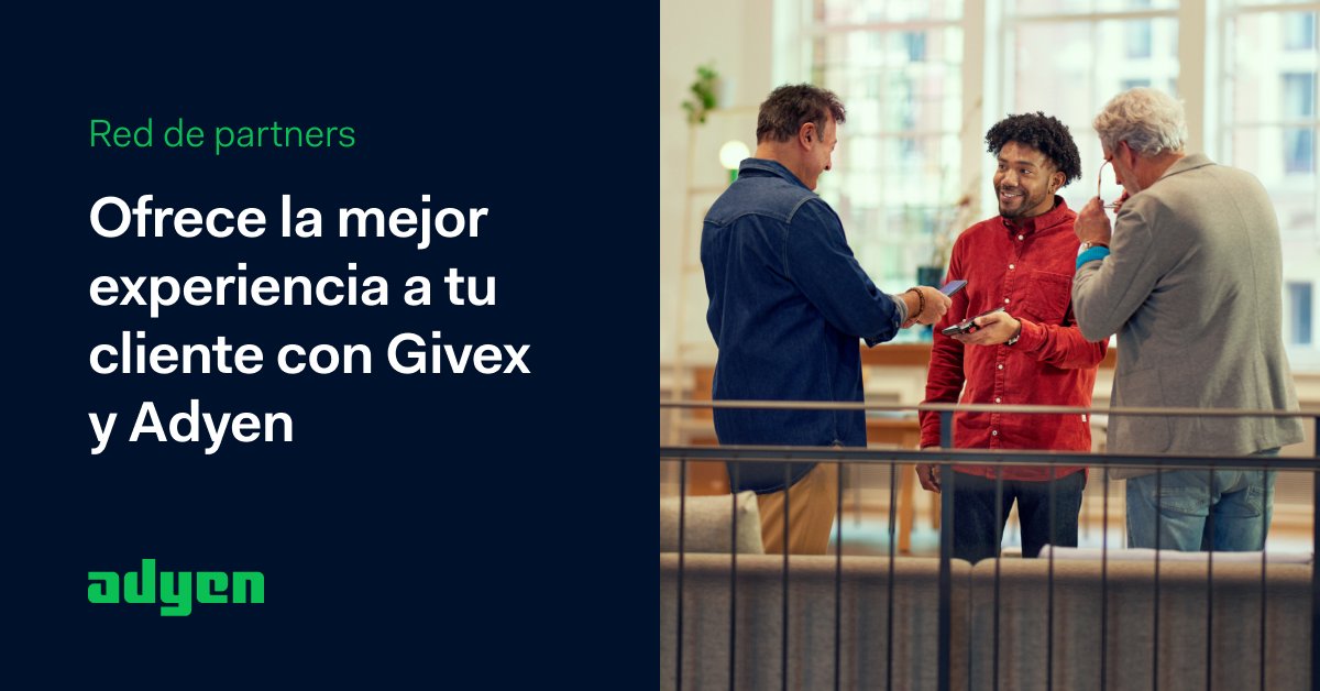 adyen_es's tweet photo. ¡Qué podemos decir de Givex! 👀
Estamos ante la plataforma que ayuda a sus clientes a crecer y alcanzar el éxito 💪🏼¿Cómo? Activando programas de fidelización y dando soporte las 24h del día ✨ ¡Nos encanta trabajar con ellos!
▶️ https://t.co/be2YzXt6Xe
#reddepartners https://t.co/eZmzX7VO1l