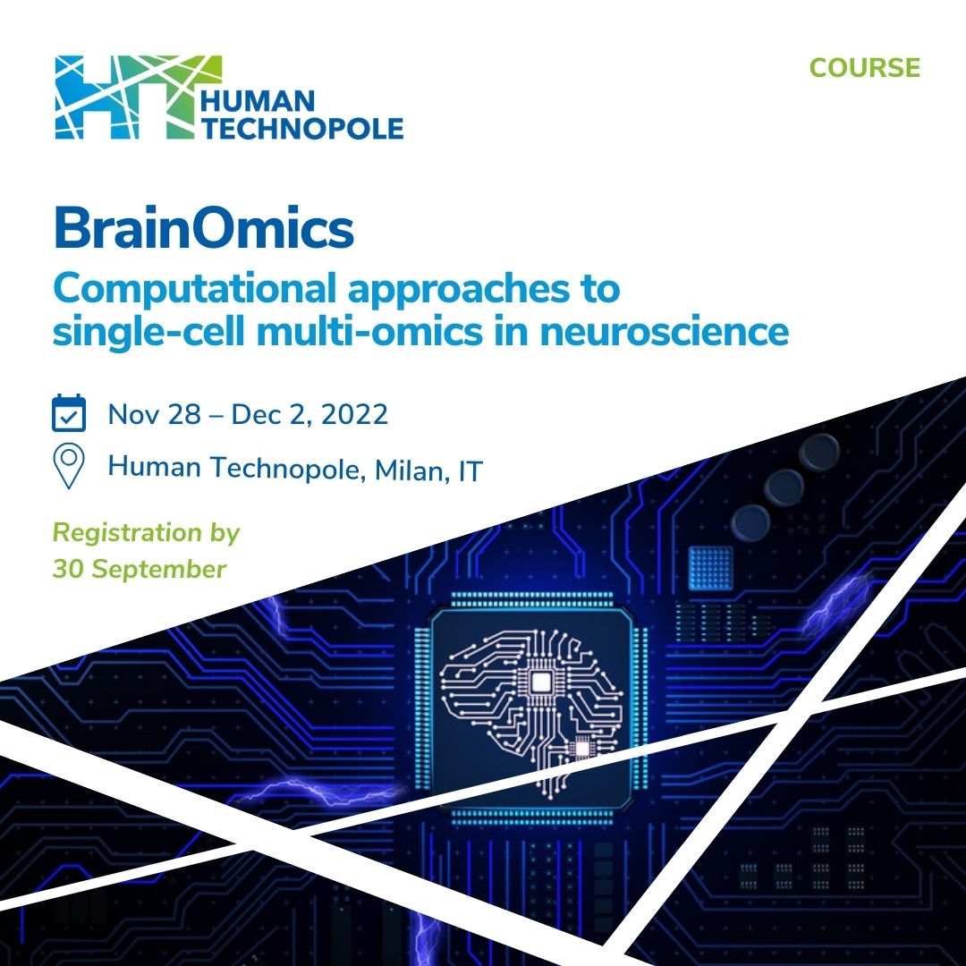 💻🔬Do you want to learn key computational tools for the analysis of single cell multi-omics datasets in #neurobiology?

Join our 5-days course with lectures, computational hand-on and wet lab demo sessions by international experts

Info and registration👉humantechnopole.it/en/ht-course-b…