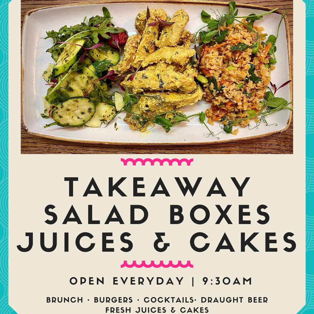 On your way to the park?  We have salad boxes with either Malaysian Chicken, Miso Tofu or Chimichurri Salmon &amp; a fresh juice or even a bottle of wine!

#se23 #se24 #se26 #se6 #foresthilllondon #se23life #shoplocal #lovelewisham #lovelondon #picnic #horniman #salad #takeway
