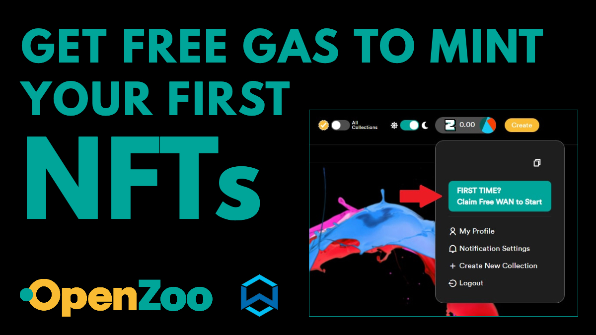 First time on #OpenZoo?🤓

Click and claim your Free Gas to begin minting #NFTs right away on your MetaMask account!

🌐openzoo.io

#NFT #ZooKeeper #Wanchain #GameFi‌ $ZOO <a href="/ZooEcosystem/">Zooecosystem</a>