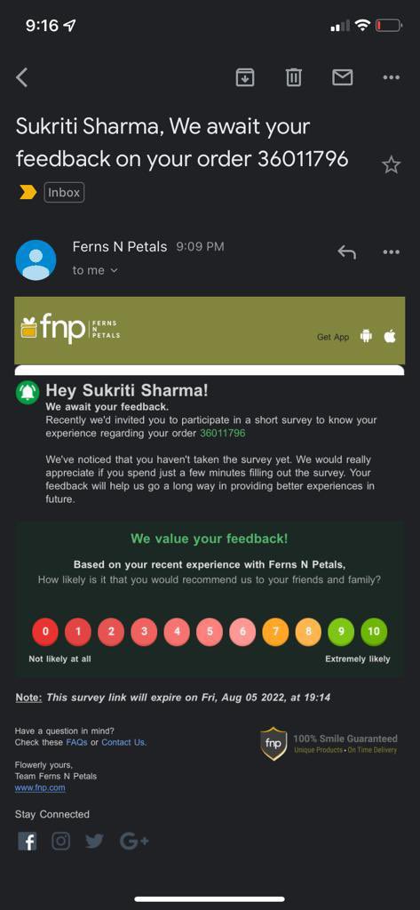 sukritisharma_'s tweet photo. @fnp_ind where is my friend order. And why have you stopped picking up your customer care number now. Fake international deliveries. Just disgusted with your service. My rakhi never got delivered. https://t.co/xfaQYC4YxQ