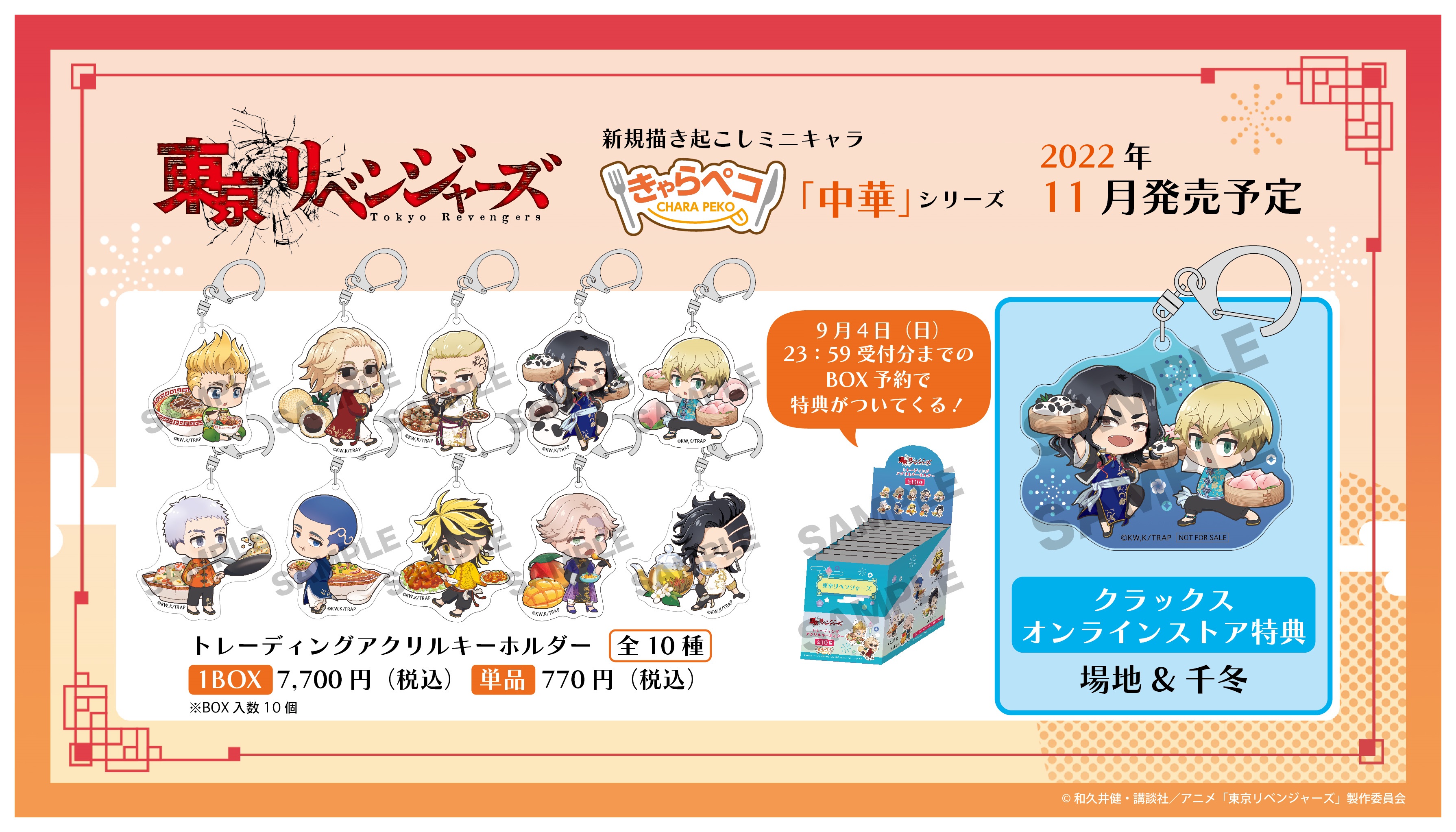 東京 ズ トレーディングアクリルキーホルダー きゃらペコ中華Ver