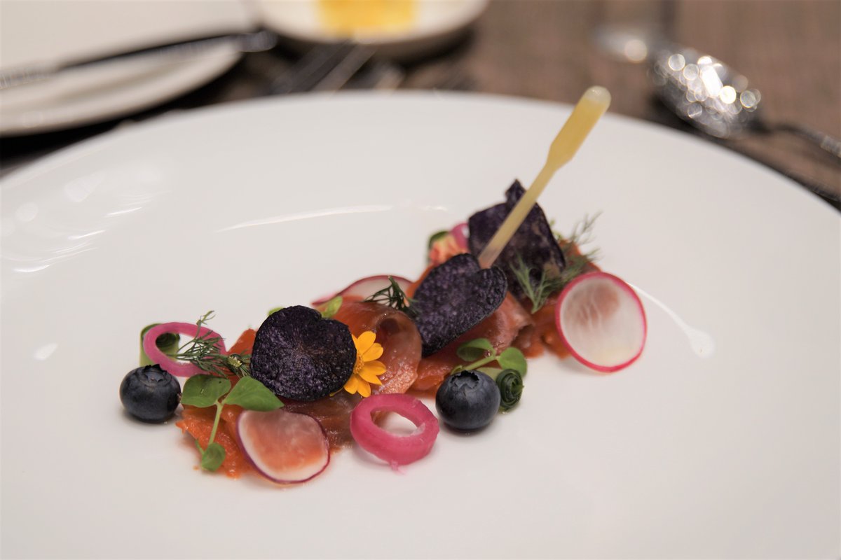 CanEmbPH's tweet photo. The recent #FlavoursOfCanada dinner hosted by @CanEmbPH was an opportunity to highlight Canadian cuisine and top-quality 🇨🇦 ingredients.
With support from @AAFC_Canada, @CanadianBeef, @CanadaPork , and Canadian food suppliers, the Embassy presented an epicurean menu (1/3) https://t.co/HkXM14dnnh