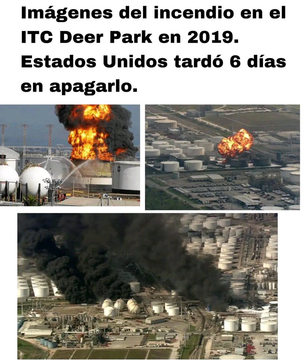 Un ejemplo de lo difícil que son las operaciones con el fuego y en lugares como lo que ocurre hoy en Matanzas #MatanzasEsCuba #Pescaspir