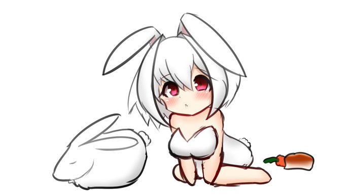 今日の貴方のガチャ結果は
うさぎましろちゃんです(R 