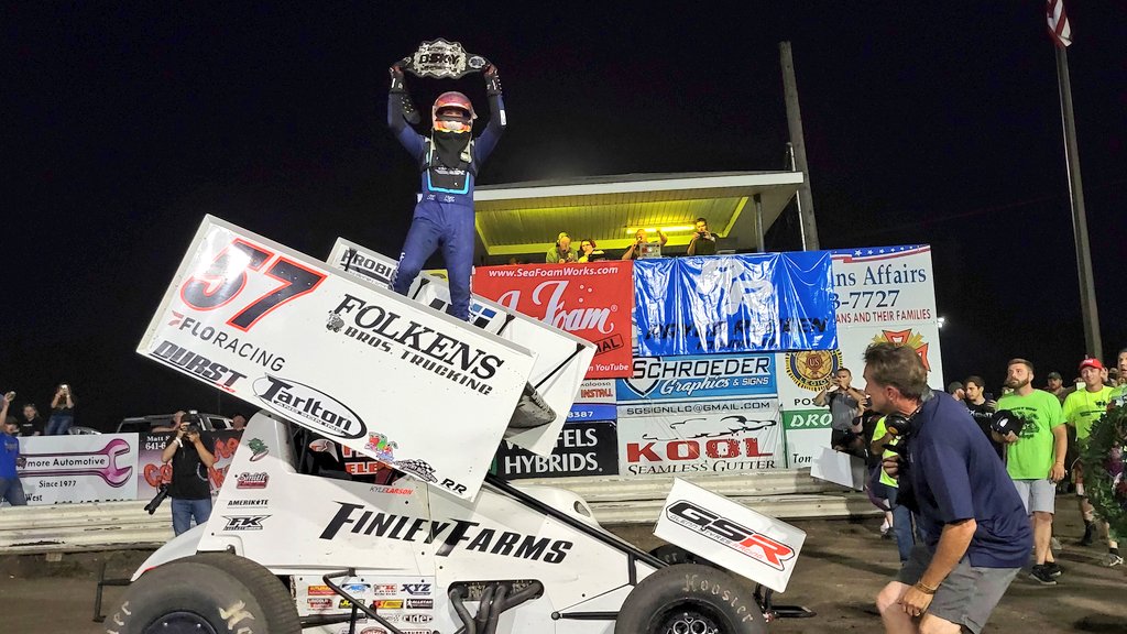 🍒🏁 Kyle Larson is your <a href="/SageFruit/">SAGEFRUIT3</a> Front Row Challenge winner!

The No. 57 goes back-to-back in Oskaloosa!