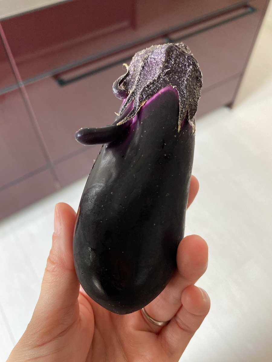 hai_i_ro's tweet photo. イケメンな茄子発見🍆 https://t.co/r0YP6KpvLm