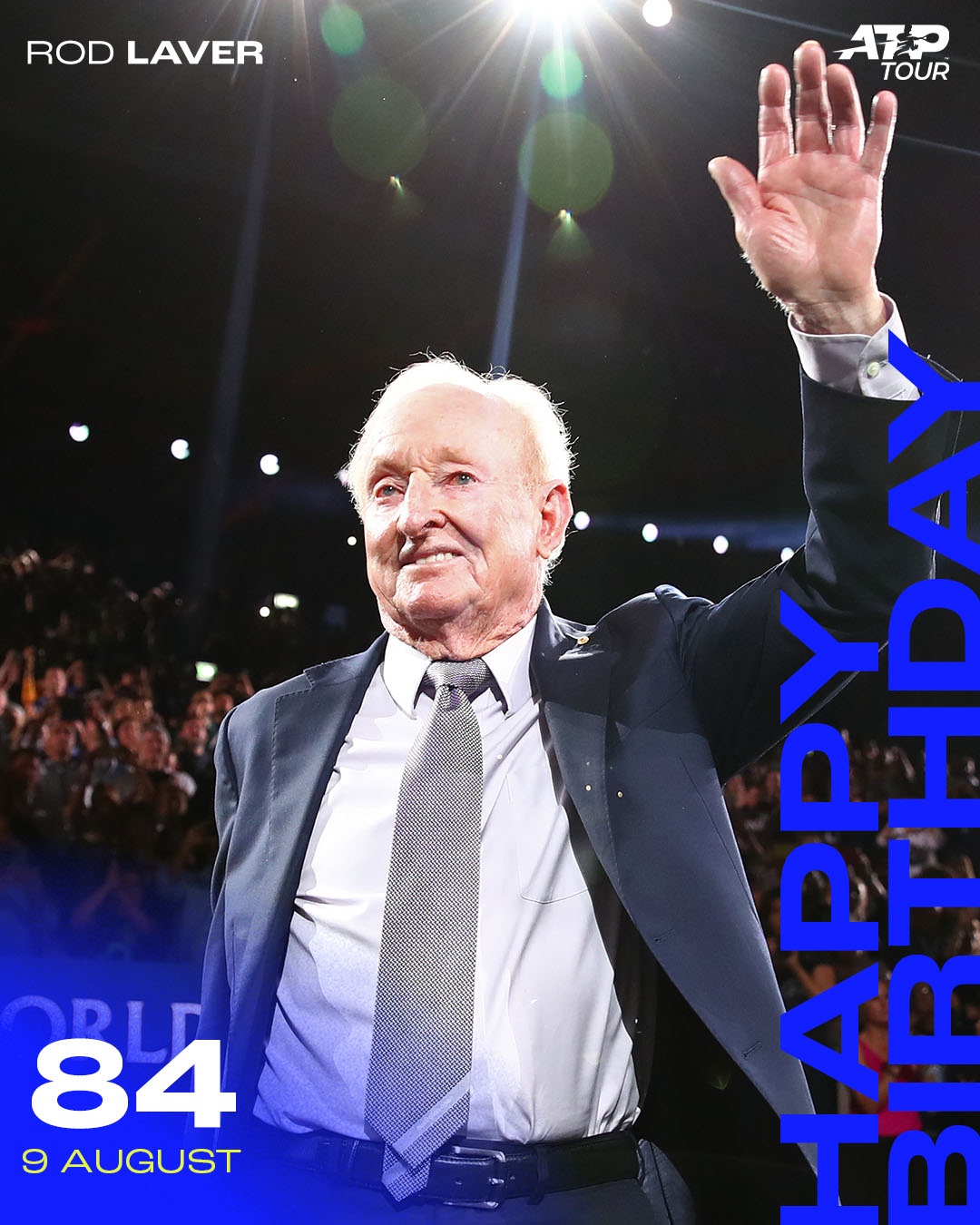 Join us in wishing a happy birthday to a LEGEND of the game! Have an incredible day, Rod Laver 