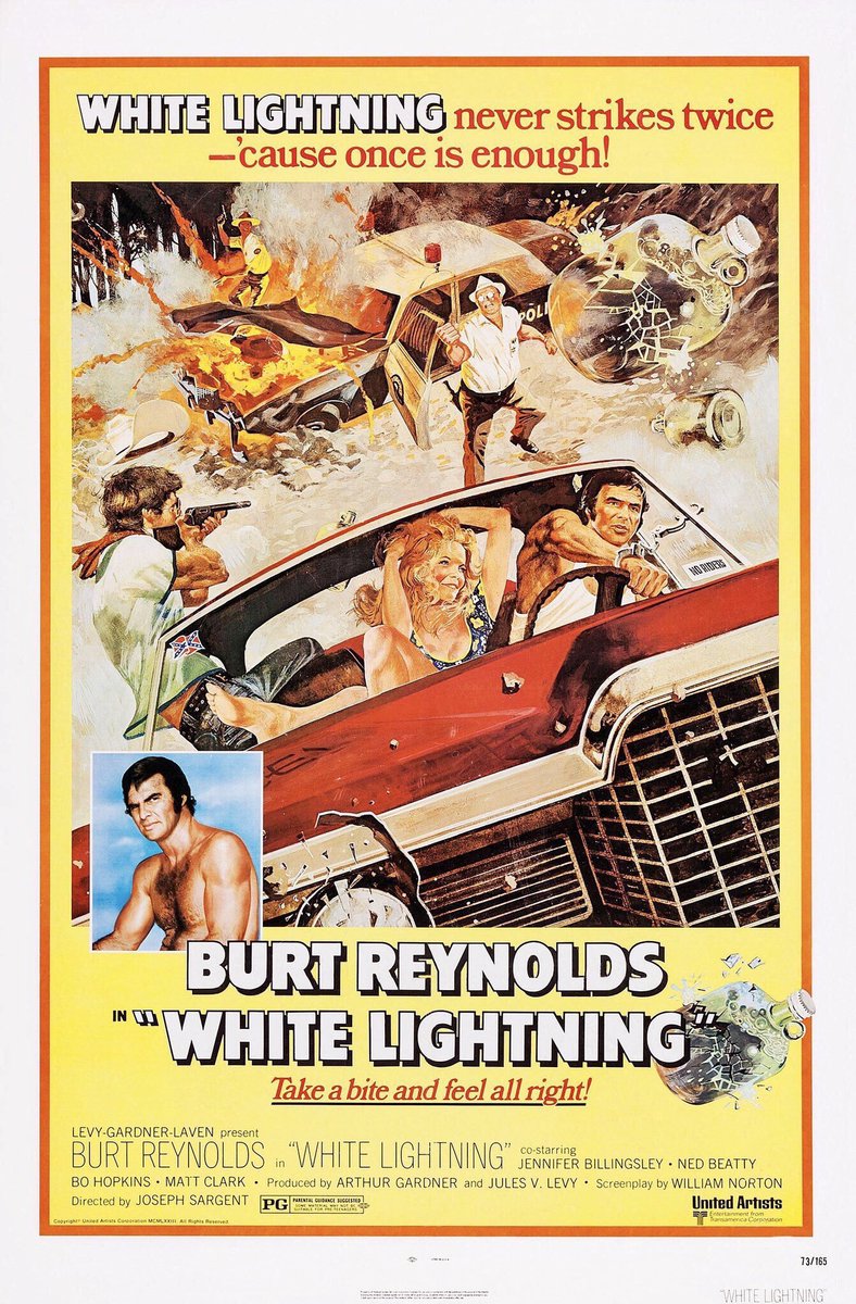 FilmNewsNos's tweet photo. 🎬MOVIE HISTORY: 49 years ago today, August 8, 1973, the movie ‘White Lightning’ opened in theaters!

#BurtReynolds #NedBeatty #BoHopkins #MattClark #LouiseLatham #DianeLadd #RGArmstrong #ConlanCarter #DabbsGreer #JohnSteadman #BarbaraMuller #LauraDern #JosephSargent https://t.co/Ec1Q4cgr8m