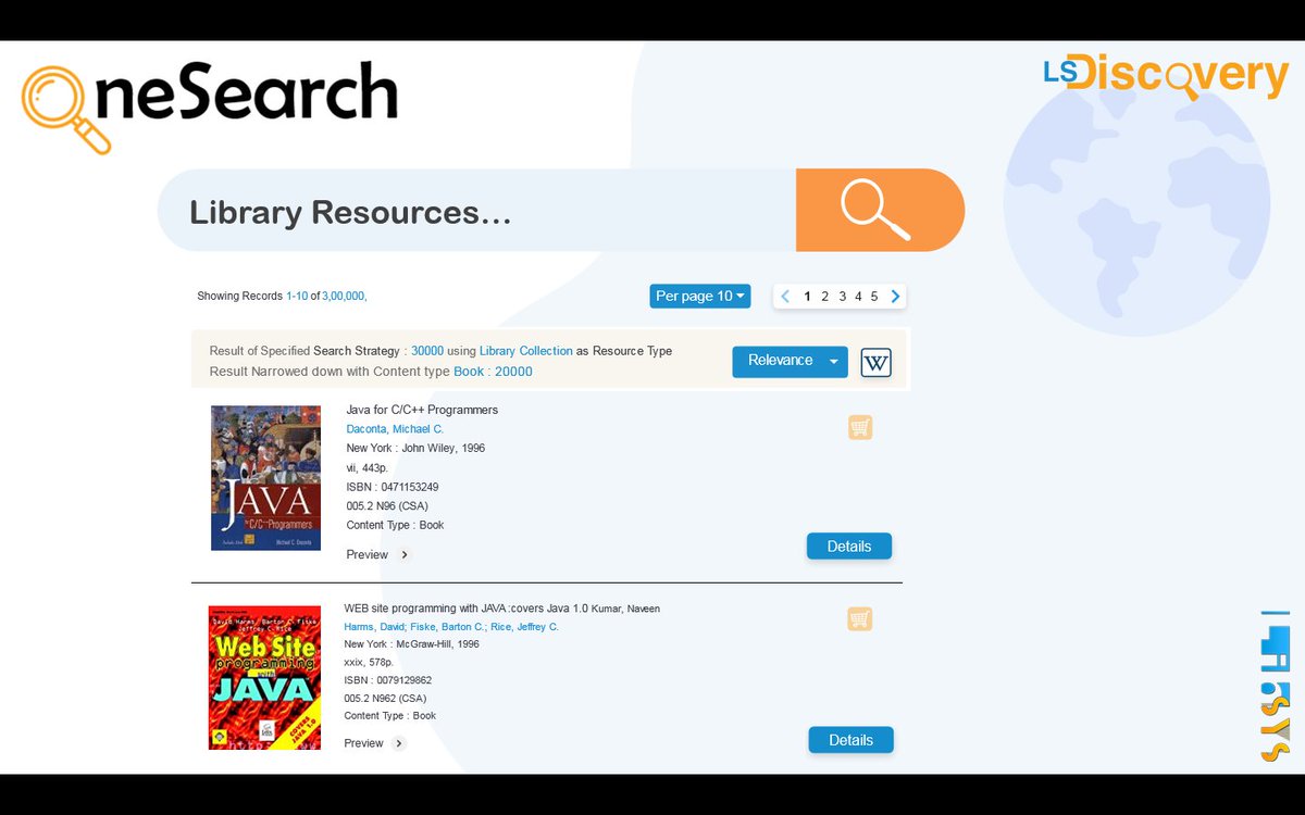 LibsysLtd's tweet photo. LSDiscovery provides quick and smart searches on the Library Resources. It provides complex search strategies using the 'AND' / 'OR'/ 'NOT' operator along with support for multiple filters to refine search results for smooth navigation across various strategies.
#librarydiscovery https://t.co/nLiN9O2lsw