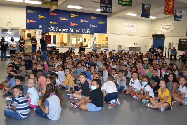 JoshRegerAP's tweet image. Great first day of school at Marshall!Kicked off the day with PBIS welcome back presentations!