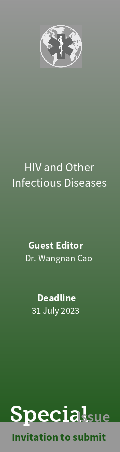 caowangnan's tweet photo. Now Open for Submissions: [IJERPH] Special Issue "HIV and Other Infectious Diseases" https://t.co/vKceQ41KWO https://t.co/NYR57UJ2lS