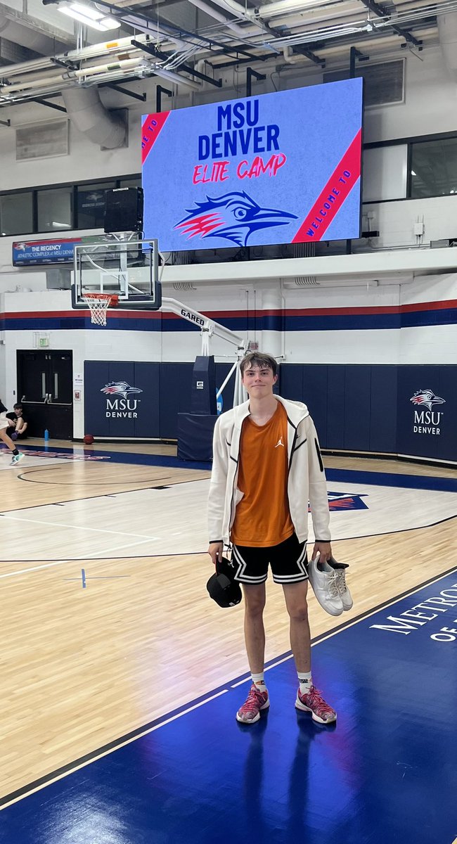 Thank you <a href="/CoachFicke/">Dan Ficke</a> and <a href="/mbbcoachglover/">Matt Glover</a> for the invite to the <a href="/MSUDenverMBB/">MSU Denver Men's Basketball</a> elite camp. Glad I was able to be apart of the first one in the Ficke era. And loved the chance to compete with great guys.