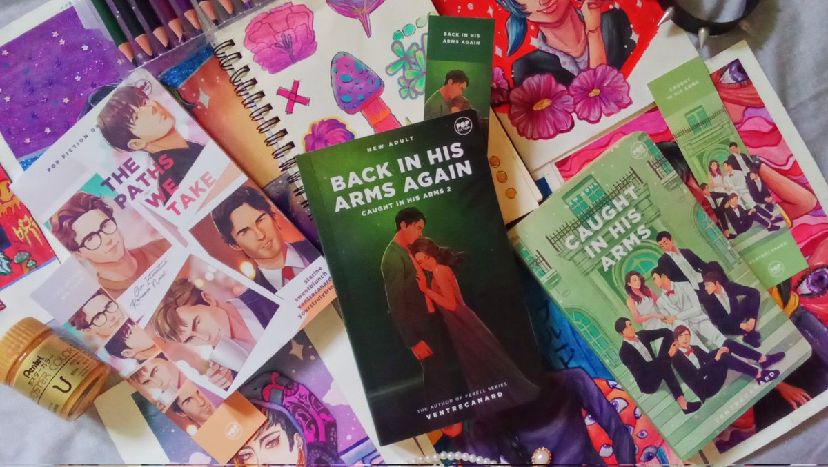 siochandes's tweet photo. My home ft. my artworks 💜 My shaky hands could never take a good qual. pic.
#books #popfiction #CIHA #BIHAA #TPWT https://t.co/tmBEHQizHF