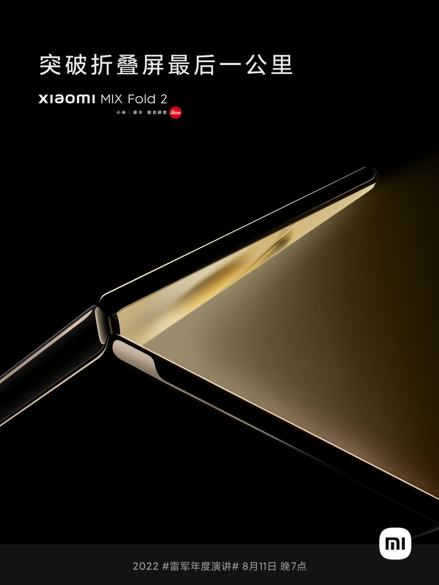 boxtobyte's tweet photo. Xiaomi Mi Mix Fold 2 Spec's leaked ahead of launch
- Snapdragon 8+ Gen1
- 2520p×1080p External E5 sAMOLED, Internal display Eco sOLED Both 120Hz
- 50MP IMX 766, OIS + 13MP OV13b + 2X Telephoto.
- 4500mAh+67W fast charger
Retweet Appreciate🔄
#Xiaomi #XiaomiMixFold2 #MiMixFold2 https://t.co/OTw5xAN6vl