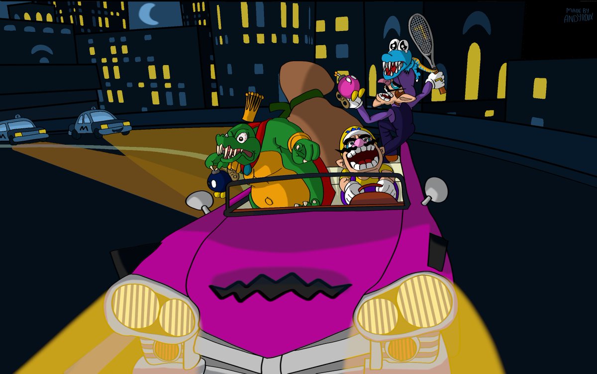 Andyroux_ssbu's tweet photo. Happy King K Rool Day! King K Rool has joined the Wario bros? For a heist but it seems to have gone badly. This was project I was meaning to finish for a while but today gave me the motivation. 2/4 #KingKRool #KingKRoolDay #Nintendo https://t.co/dGCzVmPfxx