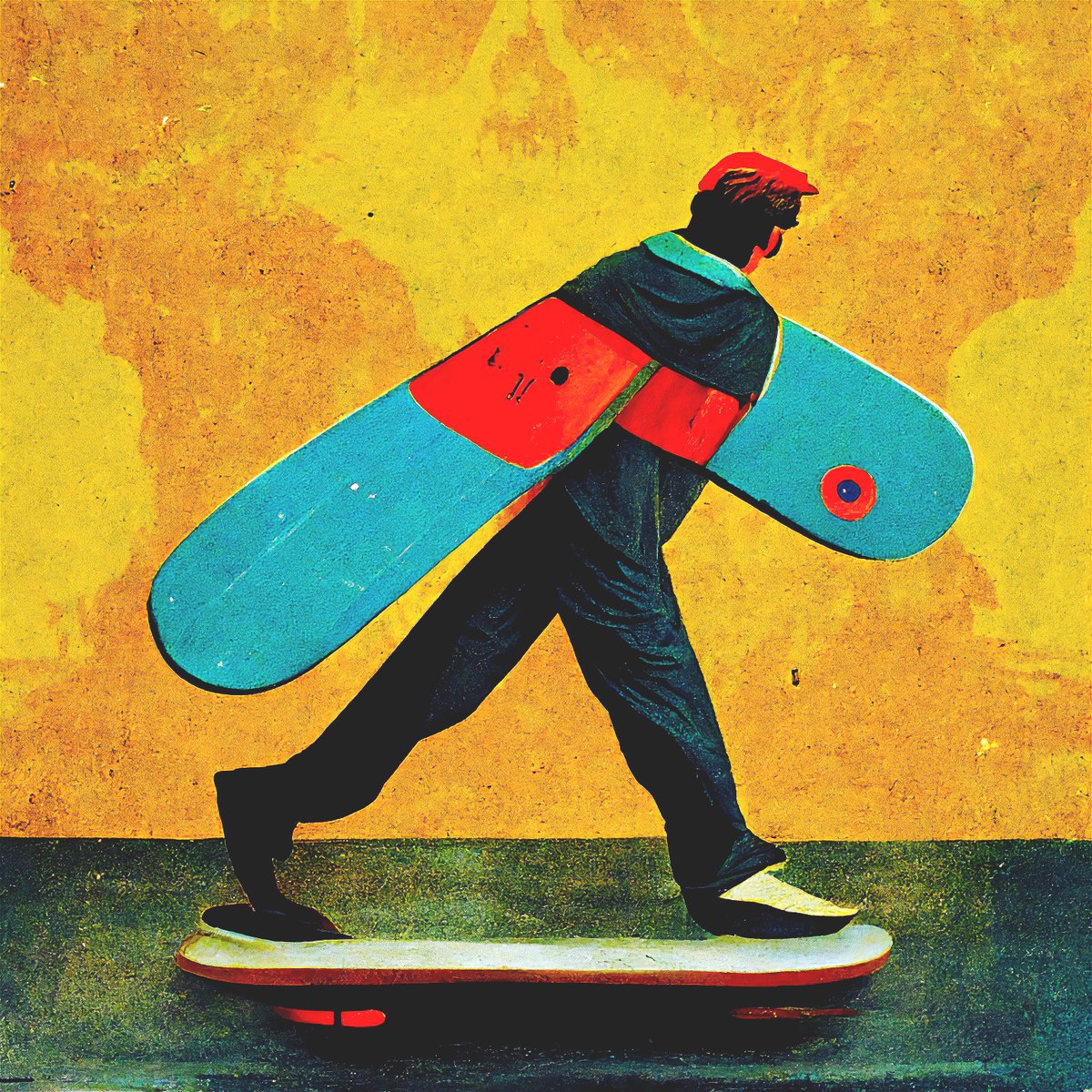 shanerounce's tweet photo. Skate or Die!
10/20 - 1 ꜩ

A way of life. Created using Midjourney and Photoshop.

Giving away a bunch of copies too. Like this, retweet and follow me for a chance to grab one! 🤟🔥

#tezos #objktcom #tezoscommunity

https://t.co/DK1bc35s5q https://t.co/t52AdsPXE1