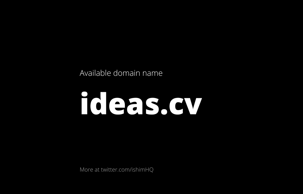 ishimHQ's tweet photo. Available domain today

#domains #ideas https://t.co/plh3QictUf