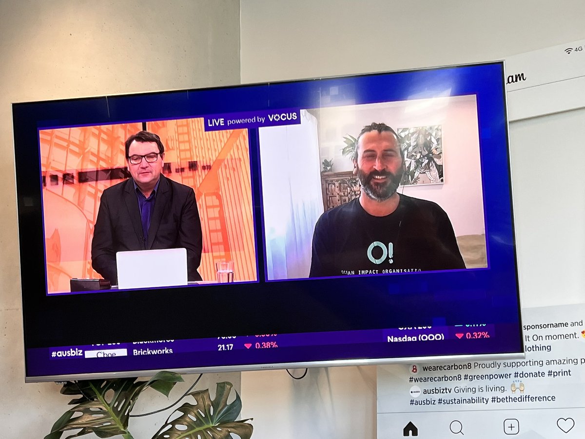 <a href="/timsilverwood/">Tim Silverwood</a> <a href="/oceanimpactorg/">Ocean Impact Organisation</a> launching this year’s accelerator program with <a href="/SimonThomsen/">Simon Thomsen</a> on <a href="/ausbiztv/">ausbiz</a> rn