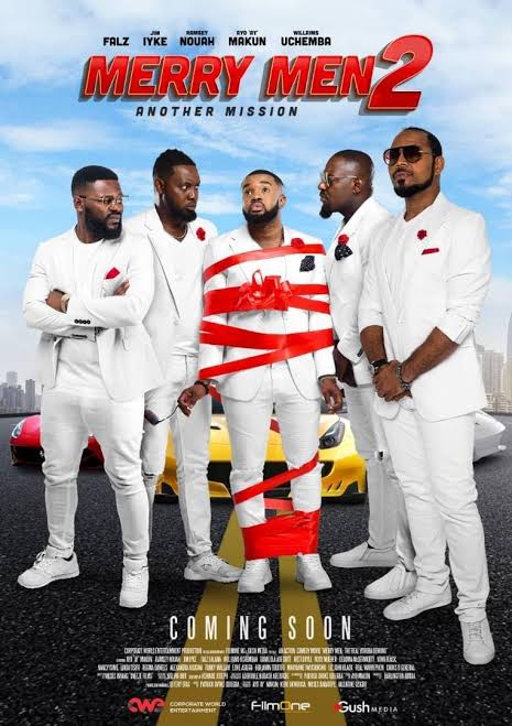 CinemaRareIN's tweet photo. To save a kidnapped loved one, a pack of wealthy men must return to their vigilante past when they are blackmailed to pull off a treacherous heist.

Nigerian film #MerryMen2 : #AnotherMission (2019, English) by @sneezemankind, now streaming on @NetflixIndia. https://t.co/619UXN6XiT