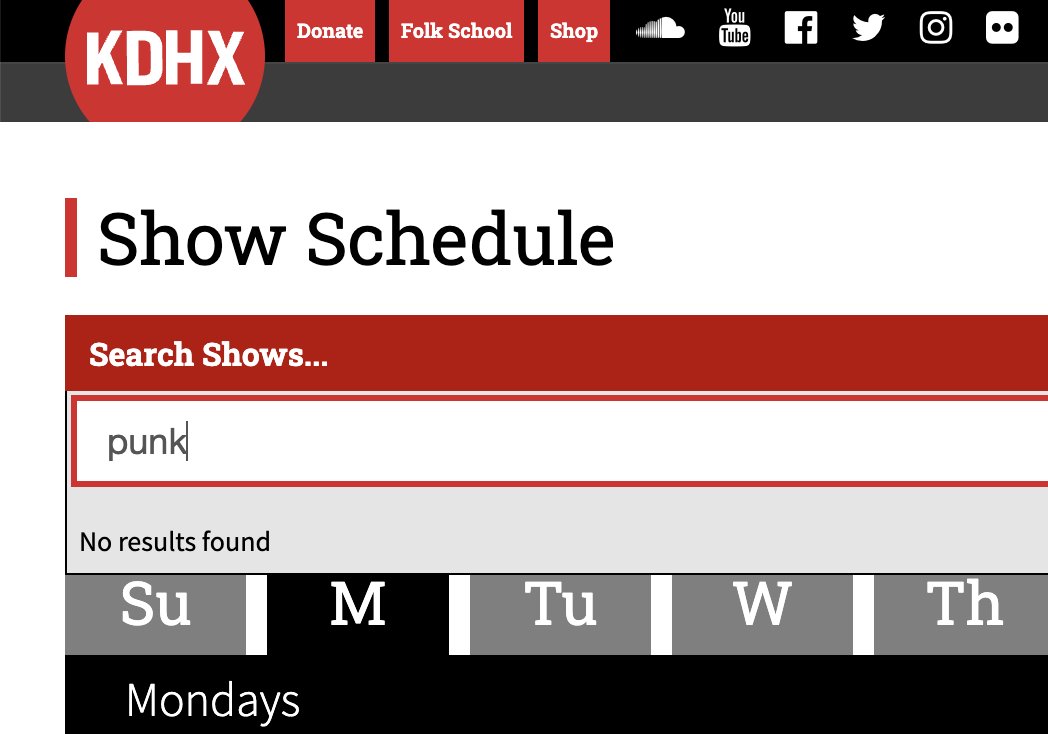 STLPunk_Archive's tweet image. I would say this station, as great as it is, is vastly lacking in punk rock shows (or at least shows that admit to playing punk? One would not know from searching their website). @KDHX