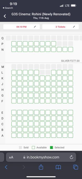Indian_Analyzer's tweet photo. Multiple Theatres of Delhi are EMPTY for First Day Show of #LalSinghChaddha 🔥

#BoycottLalSinghChadha is Rocking⚡🚩 https://t.co/AZDonyCMBv