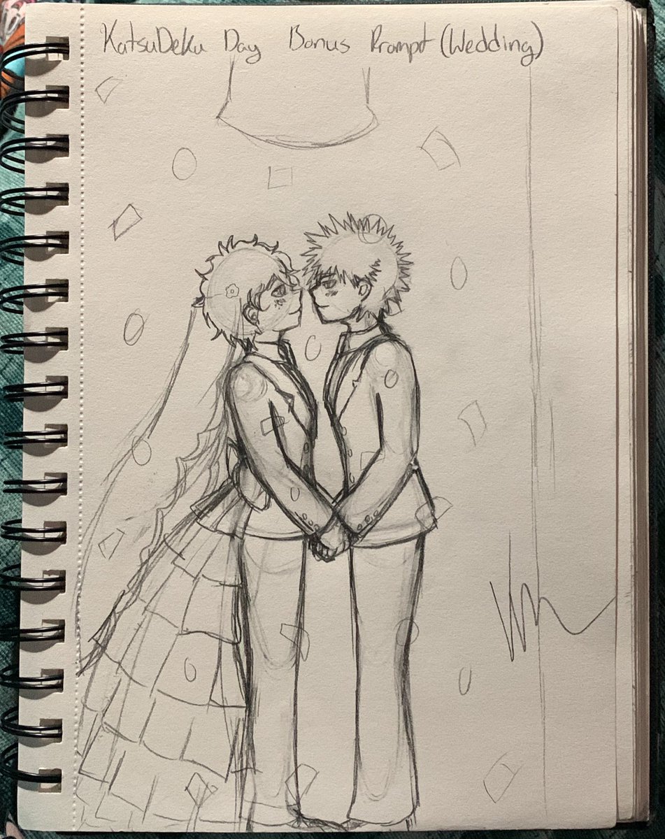 AngelMazoo's tweet photo. Happy Belated Katsudeku day! I posted my other drawing a few minutes ago to realize that it was today, so I’m 16 minutes late 😅. Thank you for this wonderful year and I look forward to next year! #katsudeku #TwinStarsWeek2022 #bakudeku https://t.co/xTgXwFHrkE