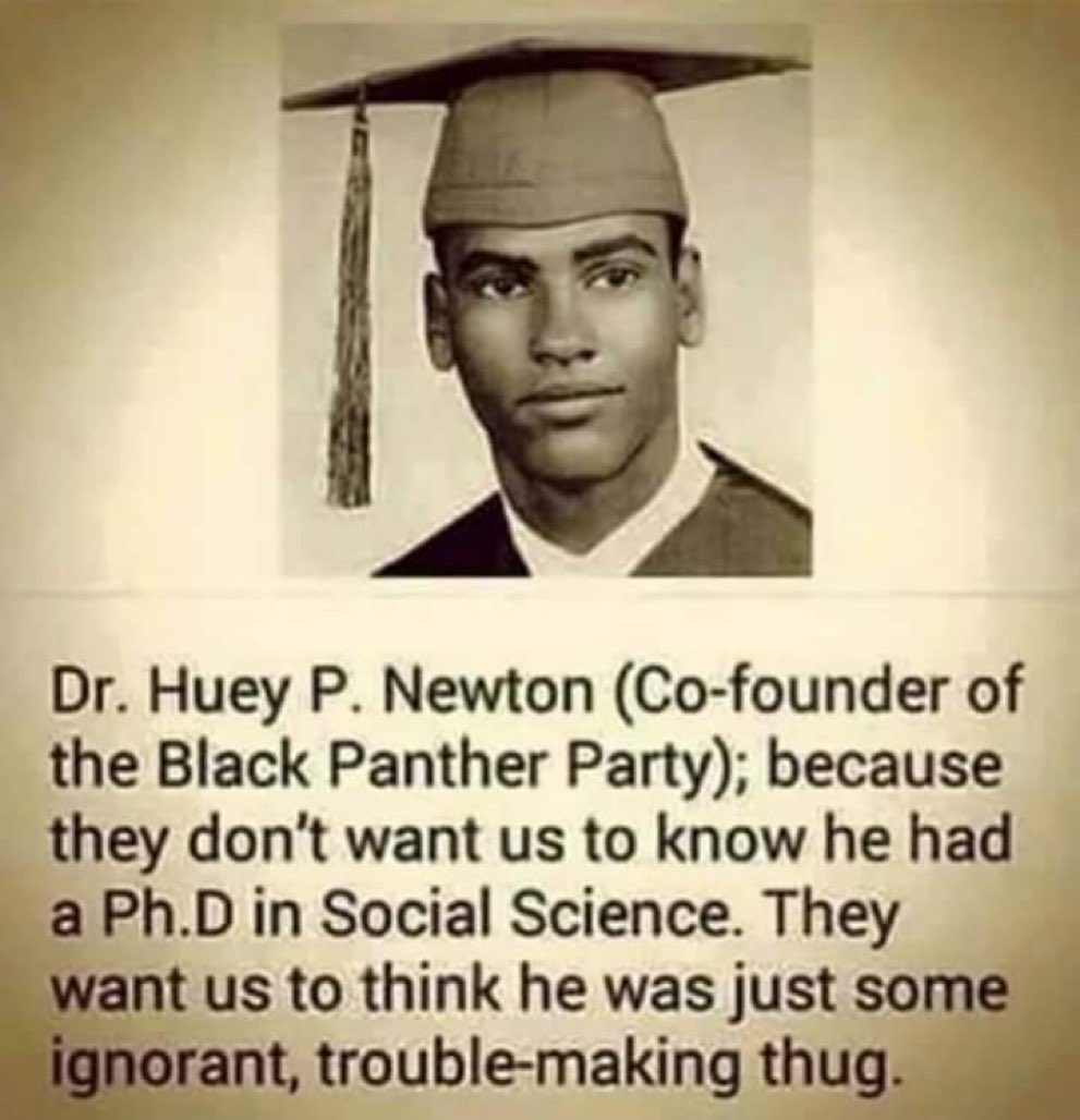 dijoni's tweet photo. Remember he was one of the cofonder of the Black Panther party. his name is Dr. Huey P Newton.#BlackAugust . https://t.co/BrHQ6am5ox