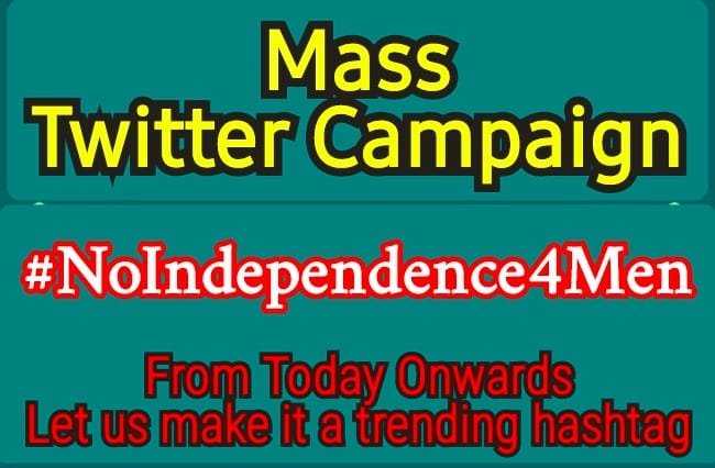 #NoIndependence4Men
60% taxpayers are male they are merely reduced to sperm donors and to finance greedy, able bodied &amp; educated wives. Even animals, roads, forest etc have ministries &amp; commission but men don’t. Govt. is totally biased against men..
#NoIndependence4Men