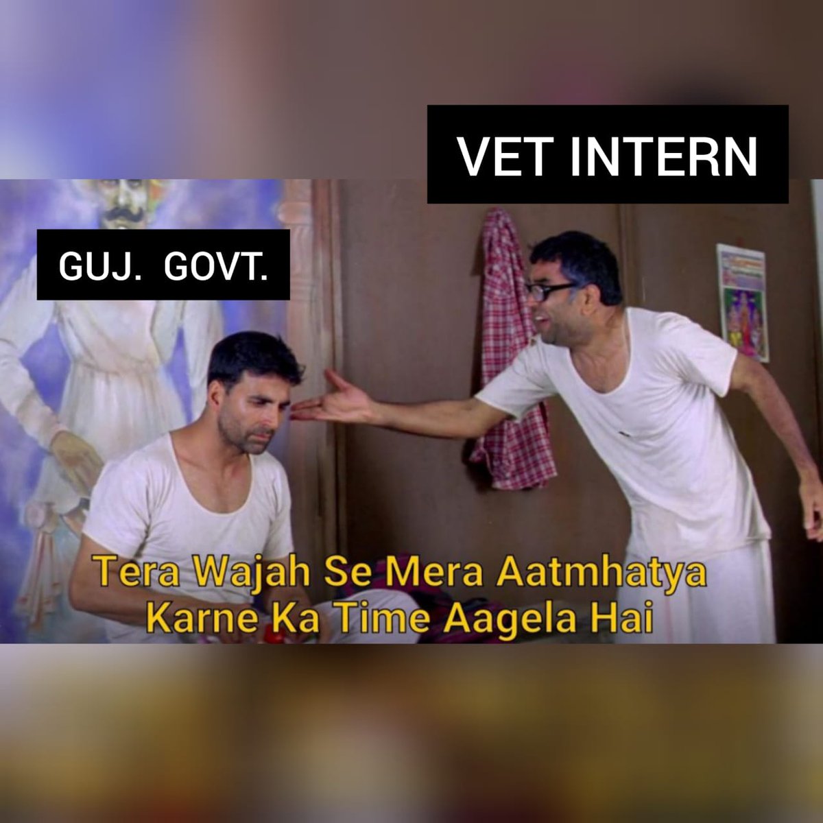 પશુપાલન ક્ષેત્રે ગુજરાત રાજ્ય ભારતમાં હંમેશા અગ્રેસર રહ્યું છે જેમાં પશુચિકિત્સકોનો સિંહ ફાળો રહેલો હોય છે તો અન્ય રાજ્યોની સાપેક્ષમાં ઇન્ટનૅ તબીબોનુ ભથ્થું કેવળ 4200 આપીને તેમનું અપમાન કેમ?
#rights 
#strike
#Increase_Guj_Vet_Stipend 
<a href="/RaghavjiPatel/">Raghavji Patel</a>  <a href="/Bhupendrapbjp/">Bhupendra Patel</a> <a href="/sandeshnews/">Sandesh</a>