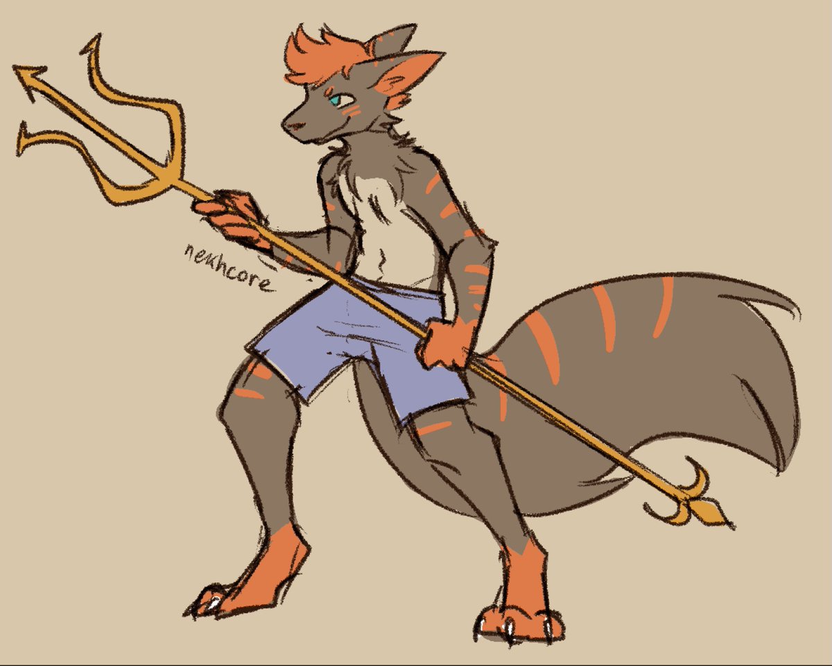 pyroflyoc's tweet photo. Ref sheet and art examples 

I am wanting to get more without the shorts like the top right https://t.co/NPhR0KSN9Q