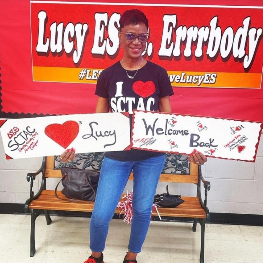 We were so excited for the first of many events with our newest adopters <a href="/sctacDST/">Shelby County (TN) Alum - Delta Sigma Theta</a>! Thanks for welcoming our Eagles for their first day of 🏫 @SCSK12Unified  #iLoveLucyes #LESGameOn