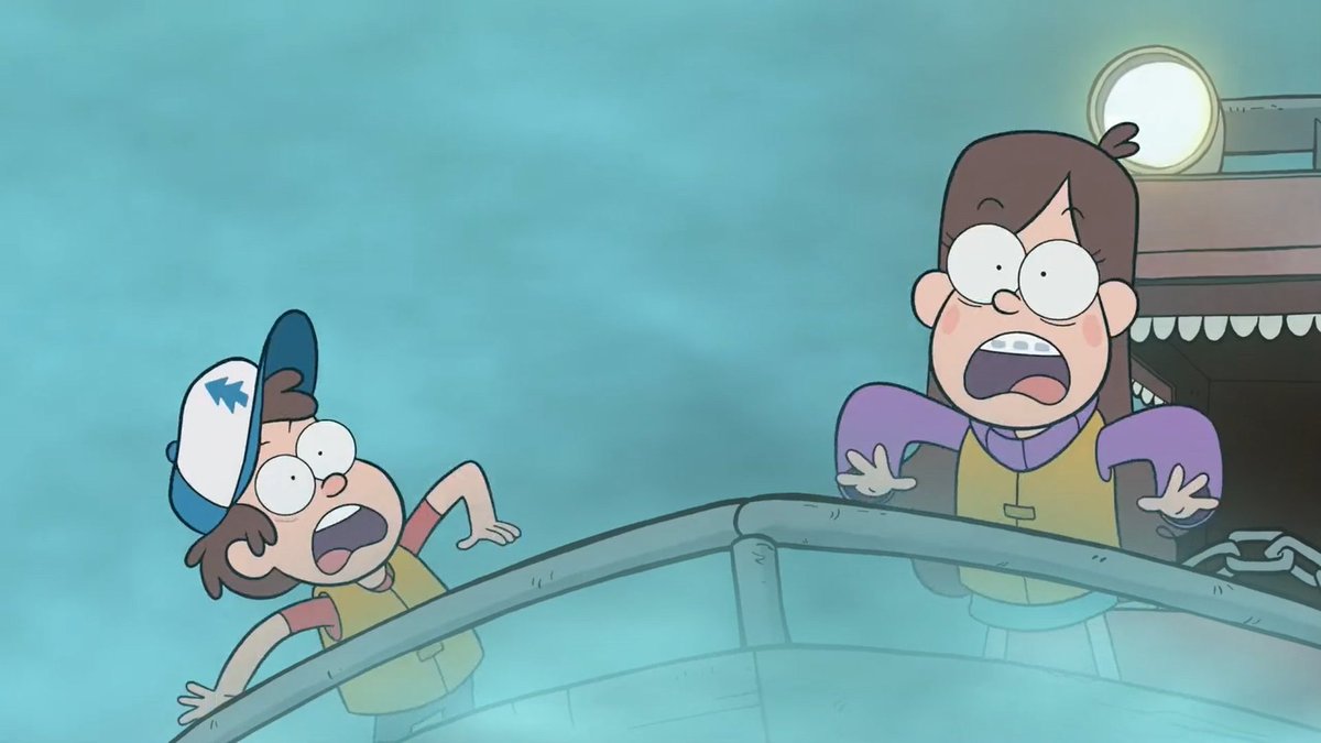 DoseofPATRM's tweet photo. It was at that moment, Dipper and Mabel realized that in their excitement to go looking for the Gobblewonker...they forgot to bring lunch with them! https://t.co/R6VKL62JhW
