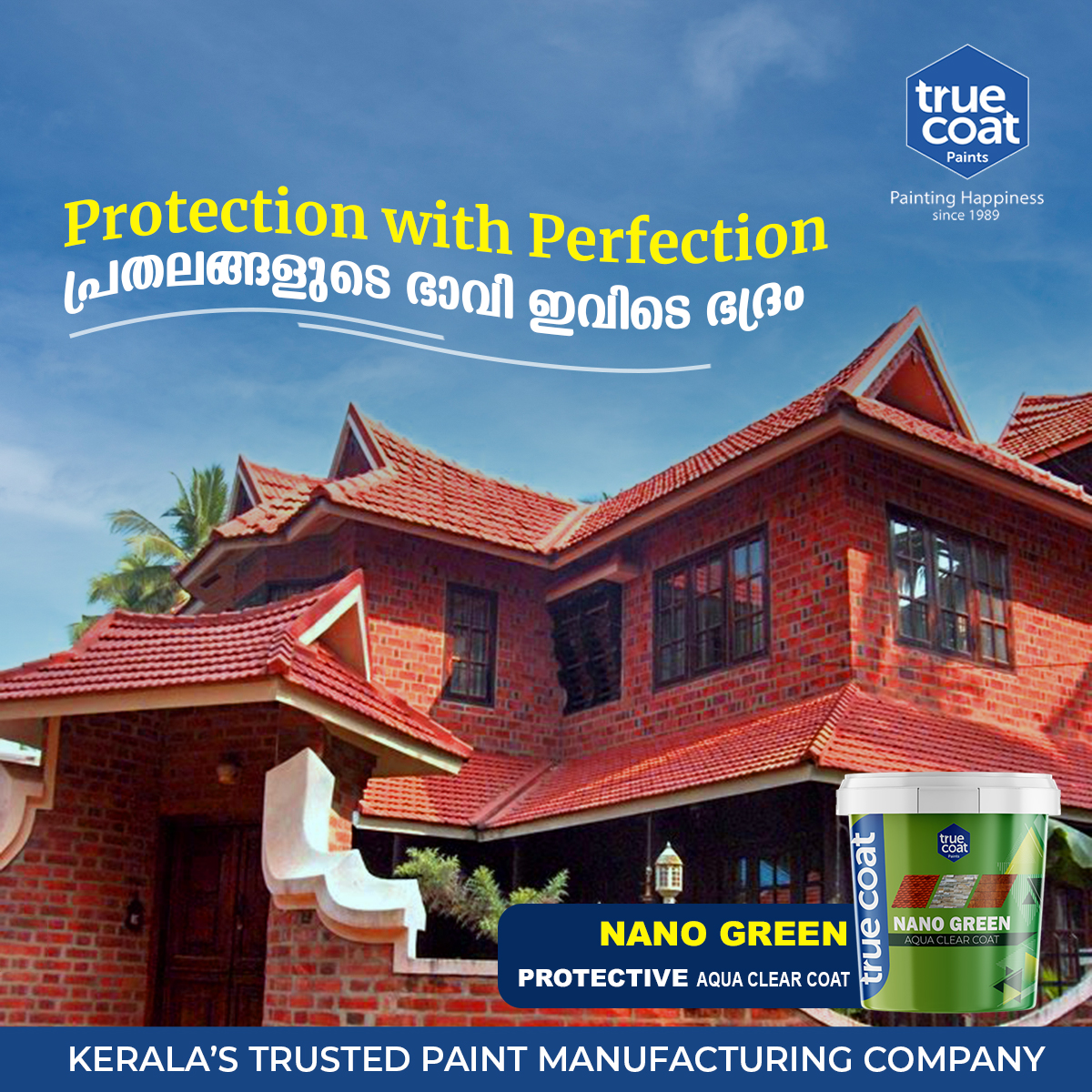 TruecoatPaints's tweet photo. Nano Green Water Based Clear Coat is a unique clear coating based on “Green chemistry” that can be applied over various substrates for enhanced gloss and sheen  
 #Nano #paint #painting #house #housepainter #housepaint #housepainting #colors #truecoatpaints #paintingwalls #kerala https://t.co/WBMBTBayNz
