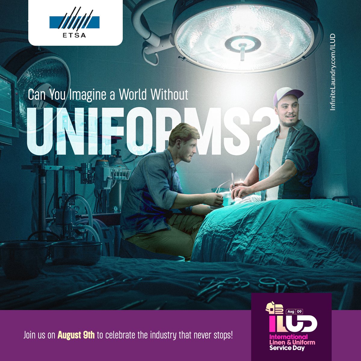 ETSA_Textile's tweet photo. We would like to wish all ETSA members and all those working in the #textileservice industry, a Happy International Linen & Uniform Service Day!!!!! ๐ฅณ๐ฅณ๐ฅณ๐ฅณ
Do you not know much about textile services and the role we at ETSA provide? learn more๐
https://t.co/m2nyj9TCaD https://t.co/TTnzE2Bi44