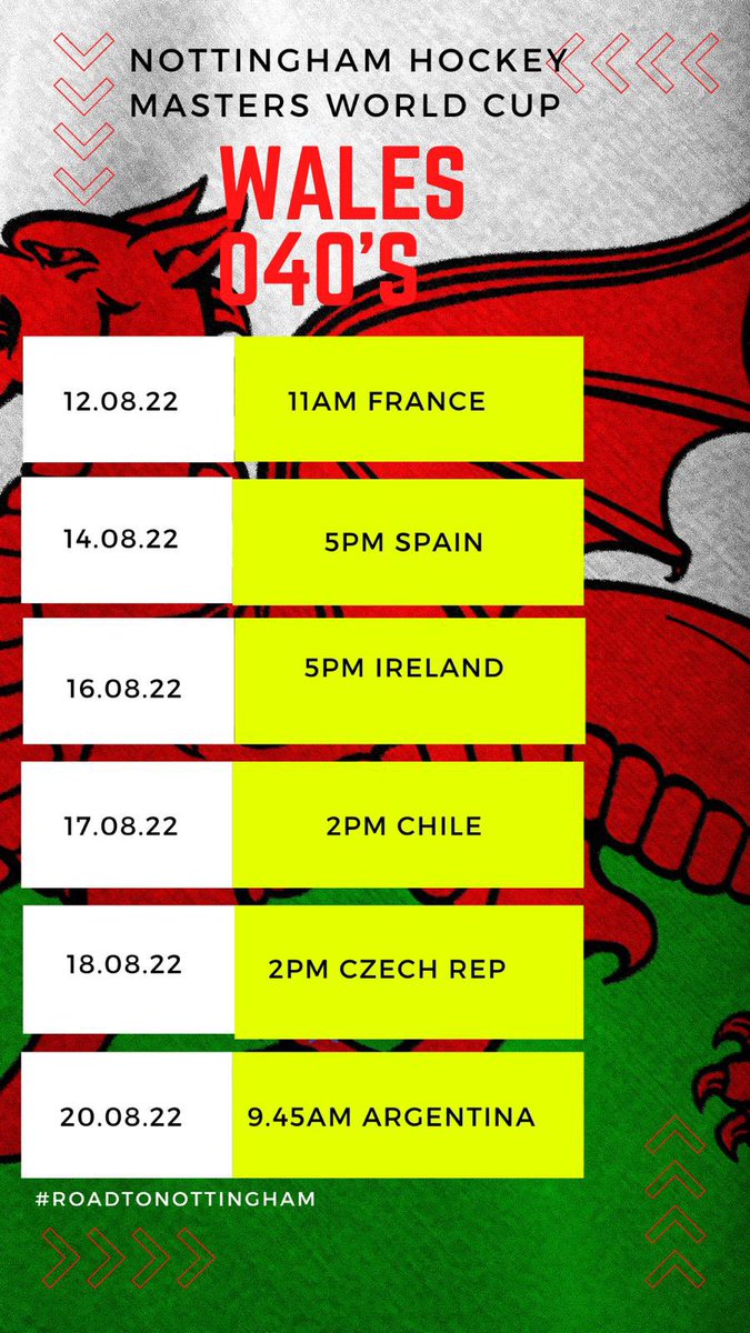 Another day closer!! For those looking for a post-Commonwealth Games hockey pick me up, the games come thick and fast, including a possible live-streaming of our game against Ireland….but surely you’d rather be there in person?!