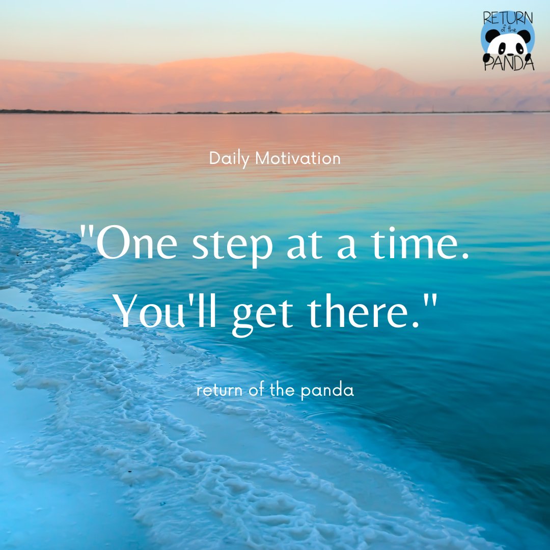 ReturnPandaOrg's tweet photo. Just a little reminder to just keep swimming. Any progress is better than no progress at all, no matter how small. Think about what you did today that helped you be a little bit better than yesterday. 

#anxiety #progress #returnofthepanda https://t.co/idAaqRMjan