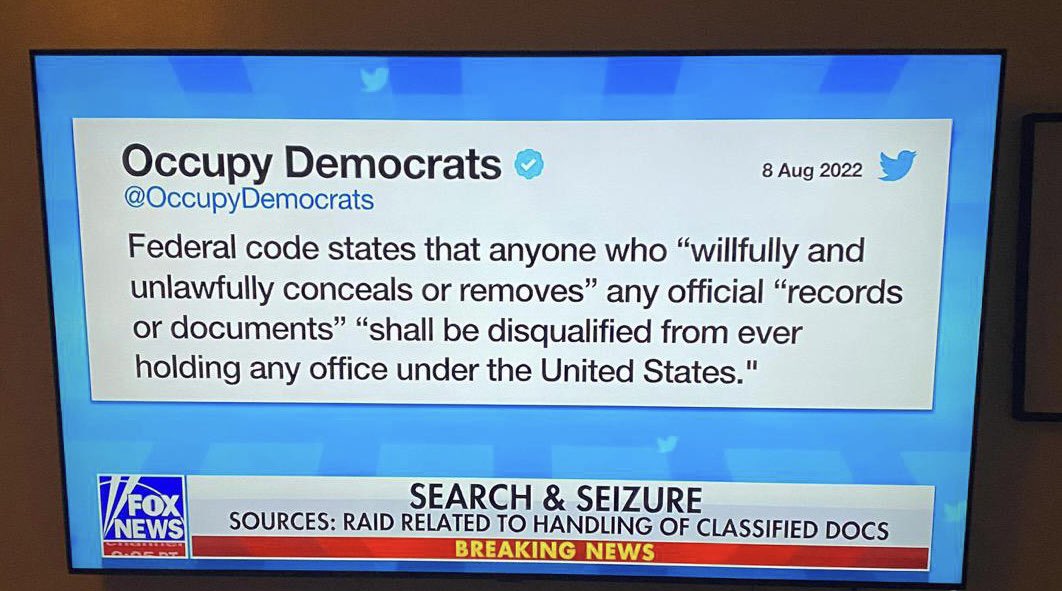 Occupy Democrats tweet media