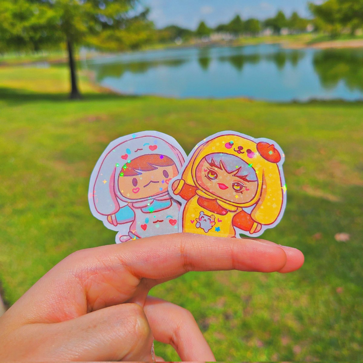 BaekPlushie's tweet photo. HI GUYS!! IT'S ME!! YOUW FAVOWITE #BAEKHYUN!!
Happy #EXOTwTArtistDay! Guess what, me &amp; Loey have ouw own #EXOStickers dwawn by Fizzy!!
Inquire me or Fizzy through DM for puwchase! https://t.co/V2XKarXehO