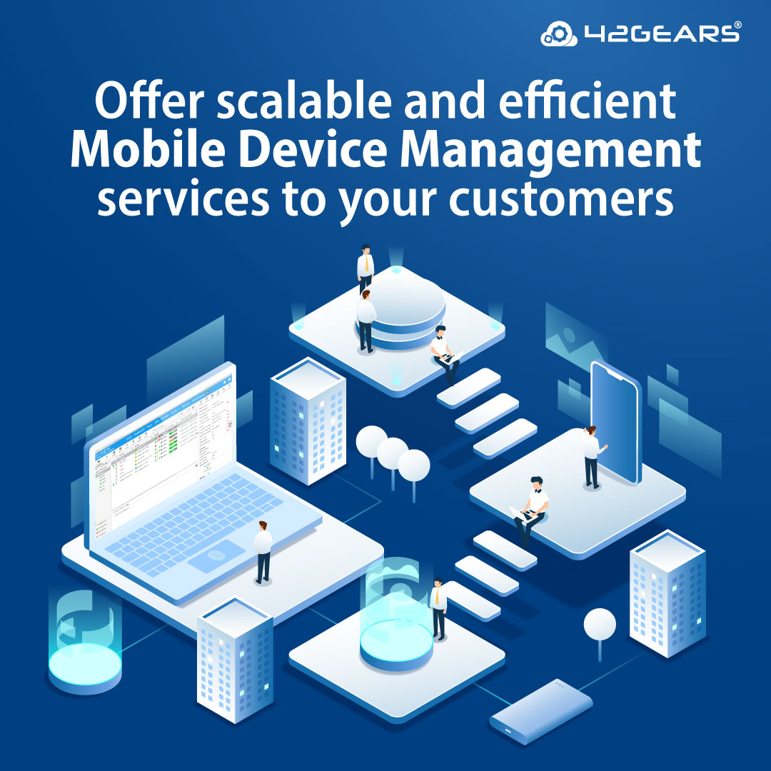 42gears's tweet photo. 42Gears' SureMDM Hub lets partners, MSPs, and resellers host multiple customers on a single SureMDM server deployment. Know how to make device management easy for your customers: https://t.co/GX2E7vONR2
#SureMDM #MSP #reseller #partner #MDM #UEM #IoT #remoteaccess #42Gears https://t.co/lxfL1Se2n7