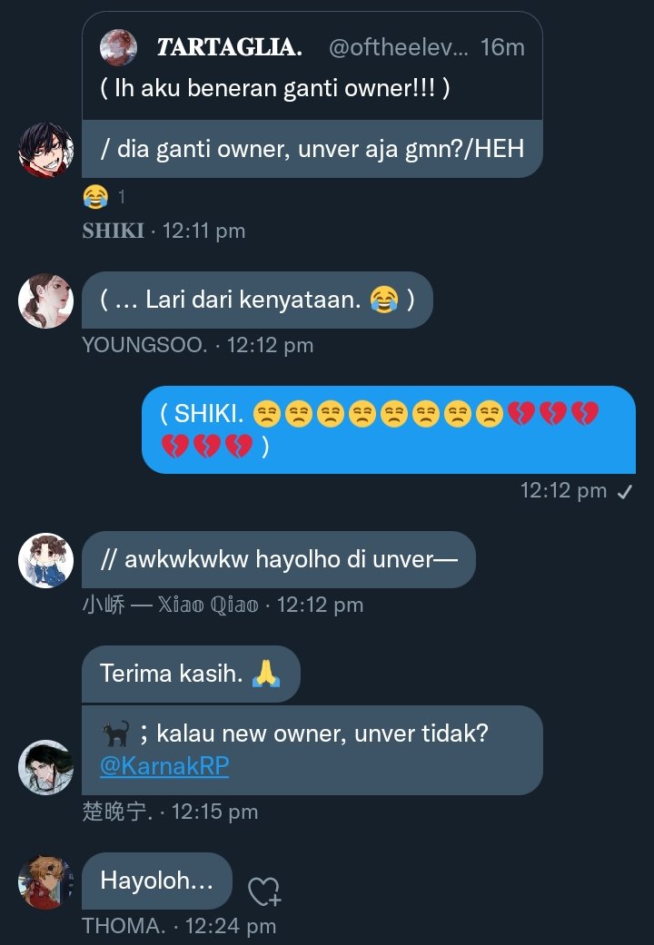 perilouswill's tweet photo. ( Kembali ke owner lama karena dirundung. 😟 ) https://t.co/vZe9FN4sgT
