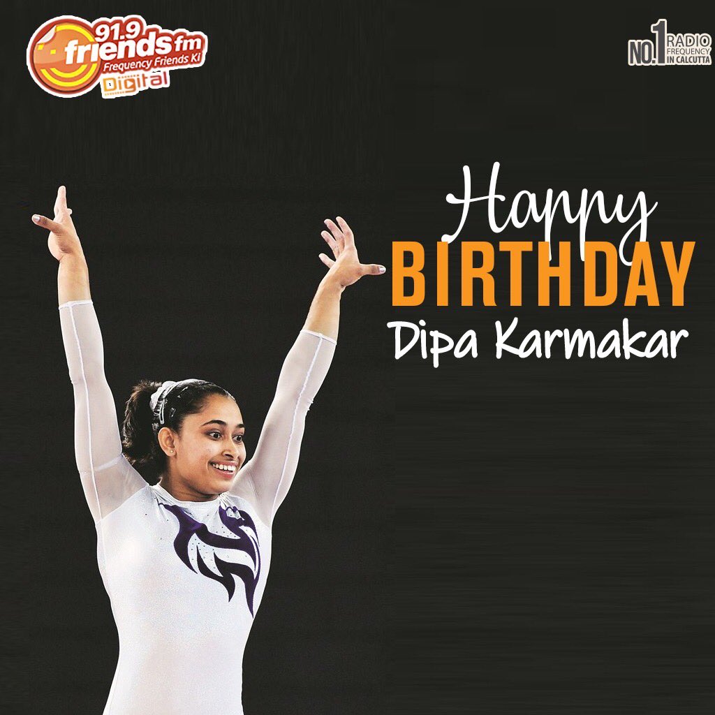 919FriendsFm's tweet photo. Keep flying high #Dipakarmakar 👍Happy Birthday @DipaKarmakar Many medals and accolades to you! 😇😇😇 

#FriendsDigital #Kolkata #919FriendsFM https://t.co/s6JdAF8unU