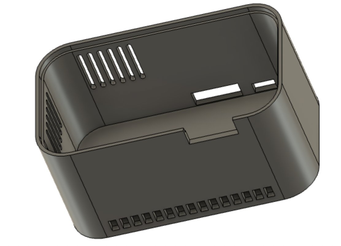 Einblick in den mobilen CO2- und Feinstaub Sensor "Loggy Pro": rechts das 3D-Modell, erstellt mit Fusion 360. Links das mit dem 3D-Drucker ausgedruckte Gehäuse, mit den installierten zwei Sensoren: <a href="/sensirion/">Sensirion</a> SCD30 (CO2) und SPS30 (PM) ^ml