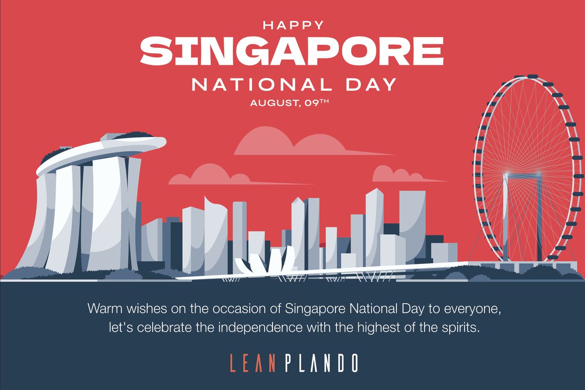 leanstation_'s tweet photo. Wishing everyone in Singapore a happy and safe National Day! On this day we wish you all good fortune, faith, liberty, and pride in your hearts.

#singapore #nationalday #nation #buildsg #startup #ecosystem https://t.co/wm2EGrLPeT